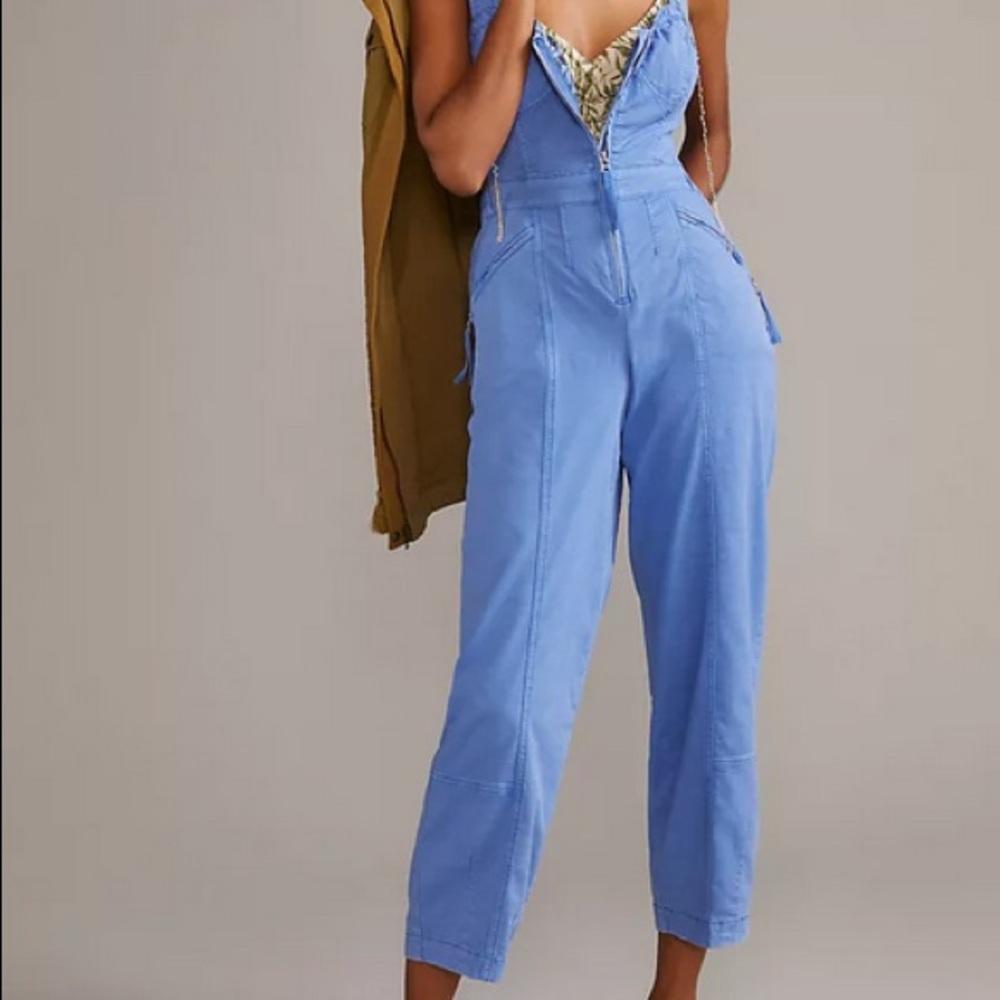 Anthropologie bustier jumpsuit, size 0